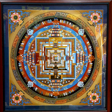 Mandala Trakala vẽ tay cao cấp 74×74cm